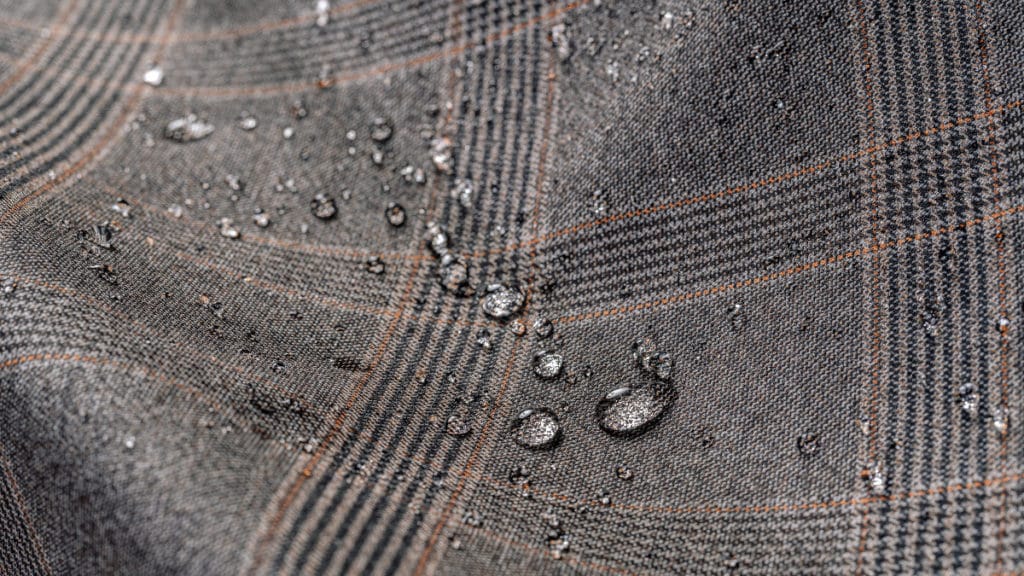Consider a patterned brown fabric like our water-repelling Latte OP 2152. | Officine Paladino