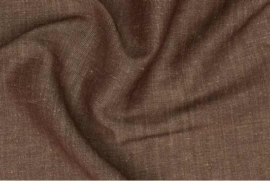 A brown linen fabric