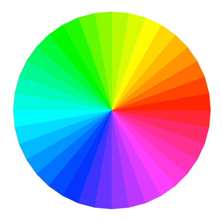 A colour wheel can help you identify the right options for your suit.