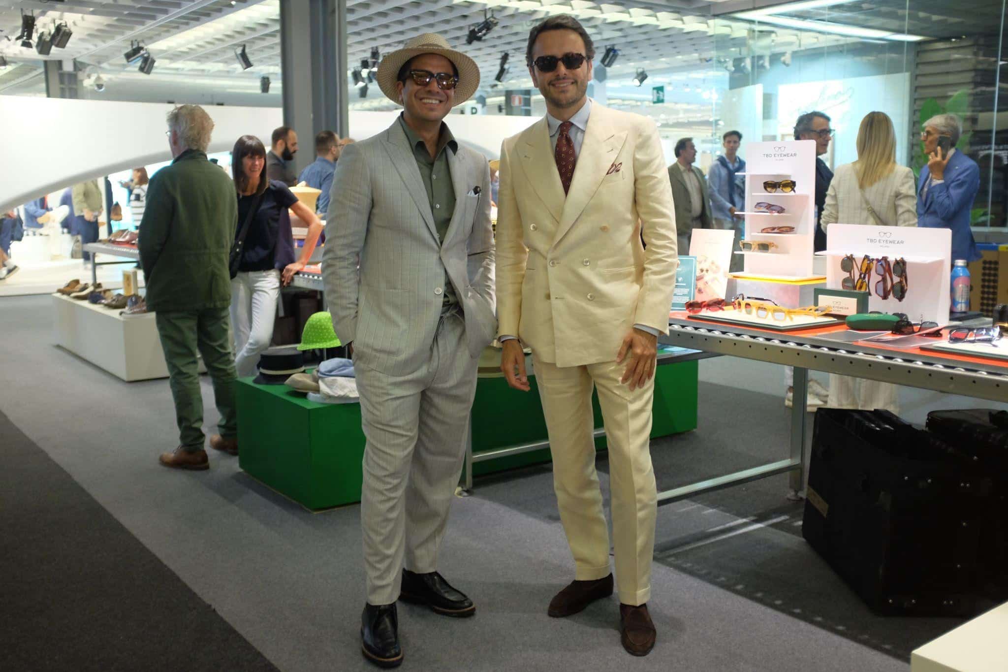 Vishal Advani and Fabio Attanasio at Pitti.