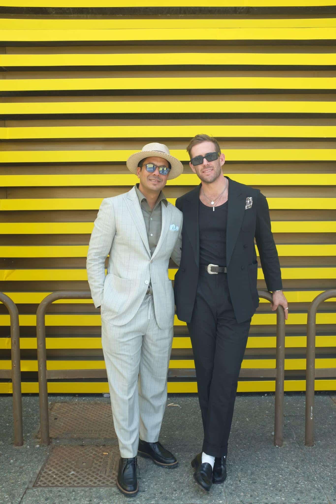 VishalAdvani and Shaun Birley at Pitti.