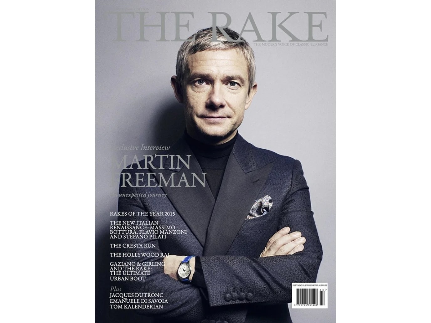 The Rake cover featuring Martin Freeman