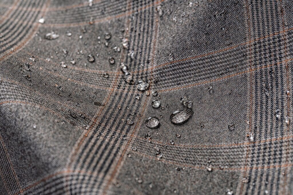 Officine Paladino OP2152 Latte is one of the world's first crease and water resistant wool fabrics. 