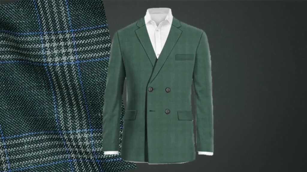 OP2203 Safari, and OP2555 Sage, are darker green fabrics that add gravity to your look.  