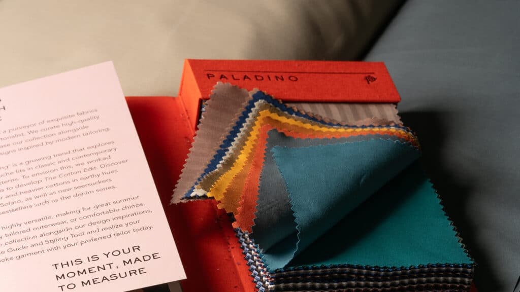 Our new cotton fabrics offer a wide selection of weaves, finishes, and colour options. Image by Viash Shah for Officine Paladino. 