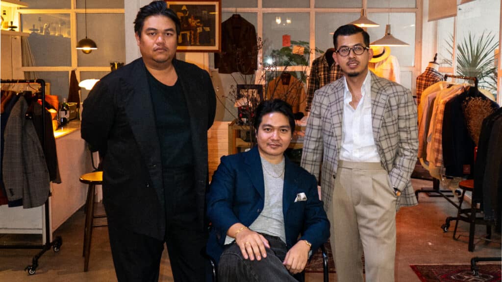 Founders of The Primary Haus tailoring studio.