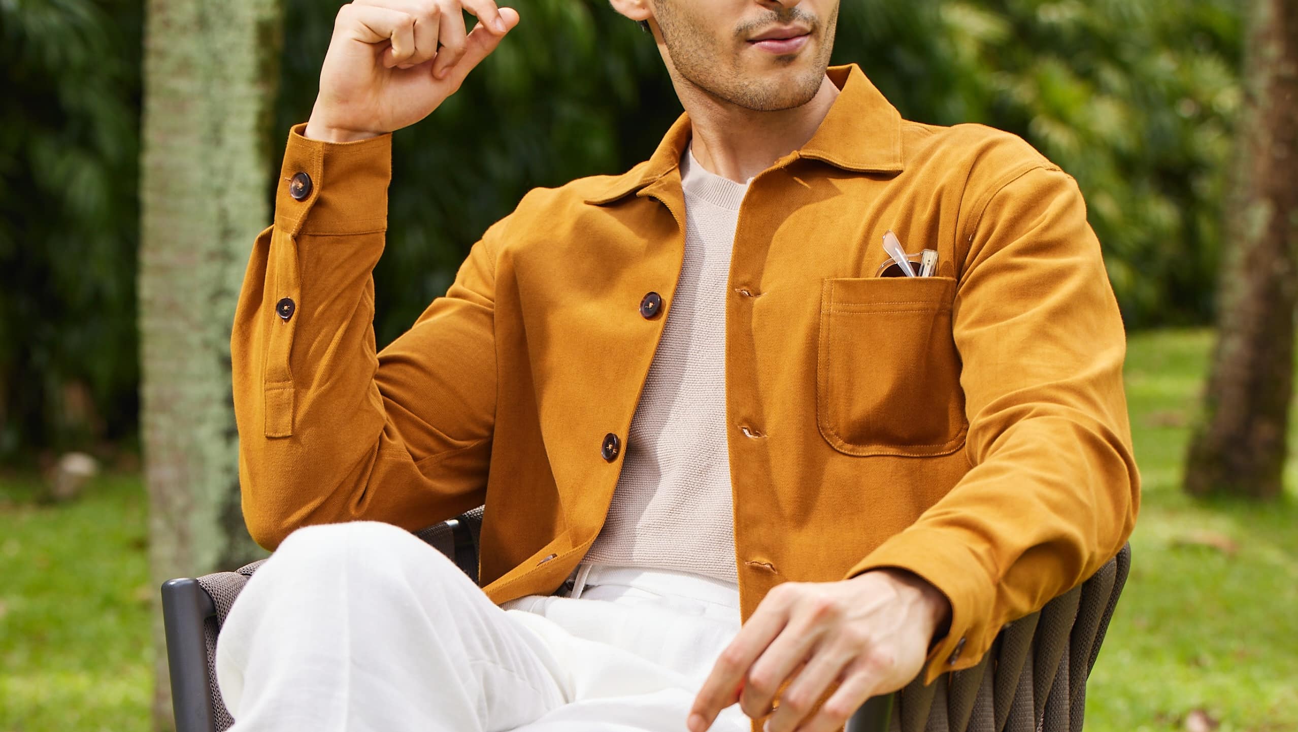 OP1964 Burnt Orange from our new Cotton Edit collection is a brushed cotton that can be made into a suit with more structure, or relaxed like a chore coat.