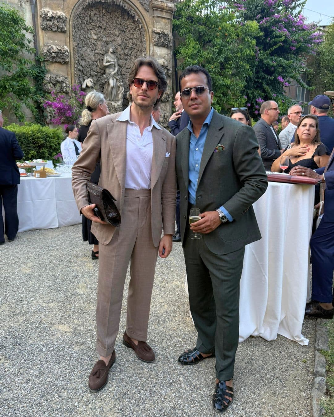 Marco Taddei in OP, with Vishal Advani in OP