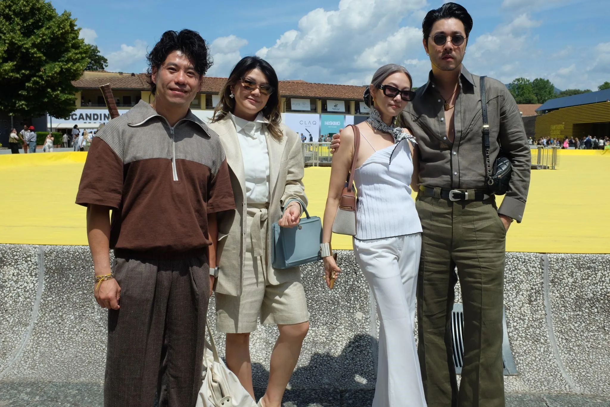 Golf and Bank from Bangkok tailors, Gentlerams, with partners.